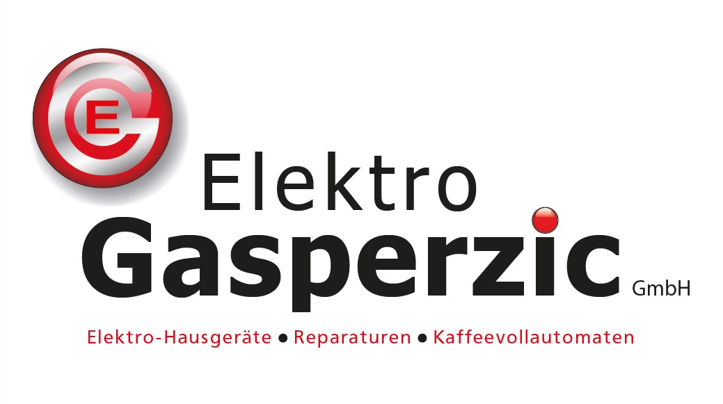 Firmenname schwarze Schrift mit rotem Punkt auf I